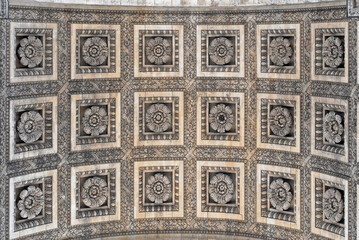Arched vault patterns.