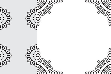 Mandala Ornament Pattern. Vintage decorative elements