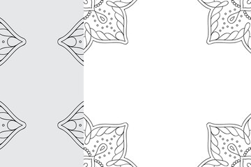 Mandala Ornament Pattern. Vintage decorative elements