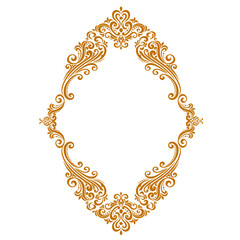 Oriental vector damask patterns for greeting cards and wedding invitations