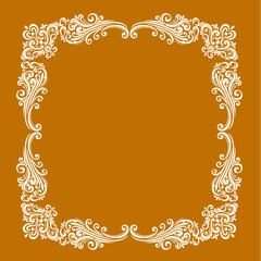 Oriental vector damask patterns for greeting cards and wedding invitations