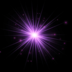 Fototapeta na wymiar Lights sparkles isolated, lens flare, explosion, glitter, line, sun flash, spark and stars