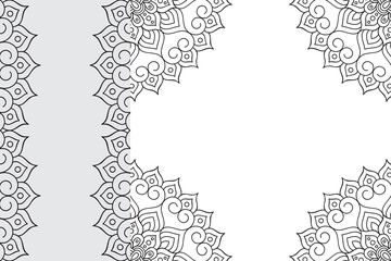 Mandala Ornament Pattern. Vintage decorative elements