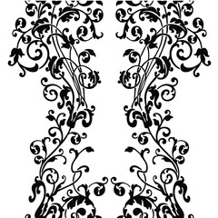 Oriental vector damask patterns for greeting cards and wedding invitations