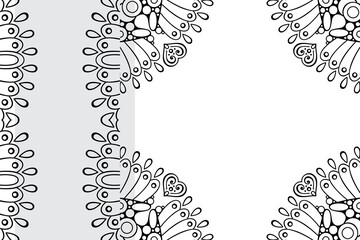 Mandala Ornament Pattern. Vintage decorative elements