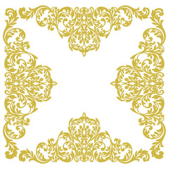 Oriental vector damask patterns for greeting cards and wedding invitations