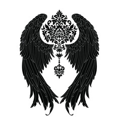 Oriental vector damask patterns for greeting cards and wedding invitations