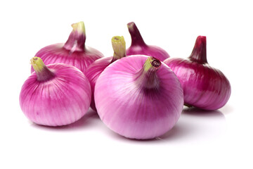  red onion isolated on white background