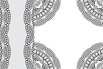 Mandala Ornament Pattern. Vintage decorative elements