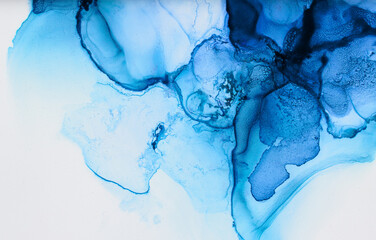 Abstract trendy wallpaper artwork. Ink colors, natural pattern