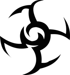 Vector symbol, ornament, tattoo. beautiful vector illustration. Drawings on the body, ancient symbols.	