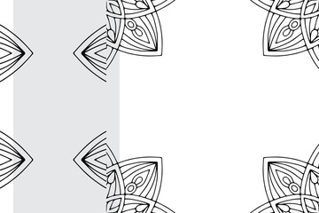 Mandala Ornament Pattern. Vintage decorative elements