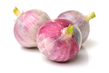 garlic isolated on white background