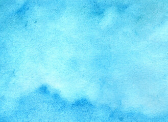 abstract blue sky in watercolor