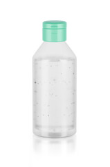 Hand sanitizer bottle isolated on white background