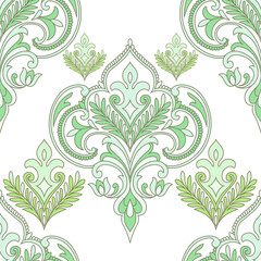 Oriental vector damask patterns for greeting cards and wedding invitations.