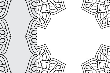 Mandala Ornament Pattern. Vintage decorative elements