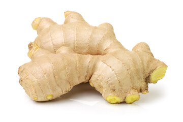 ginger root isolated on white