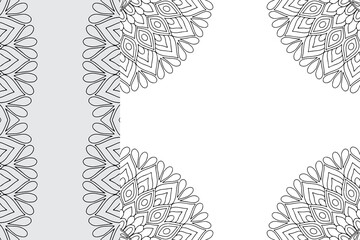 Mandala Ornament Pattern. Vintage decorative elements