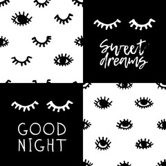 Hand drawn Fashion illustration eye and lashes. Creative ink art work. Actual vector makeup drawing