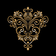 Oriental vector damask patterns for greeting cards and wedding invitations.