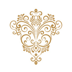 Oriental vector damask patterns for greeting cards and wedding invitations.