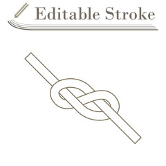 Alpinist Rope Knot Icon