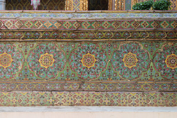 buddhist temple (Wat Ratchabophit) in bangkok (thailand) 