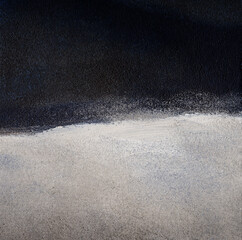 Obraz premium Abstract winter landscape. Versatile image for creative design projects: posters, banners, cards, websites, wallpapers, invitations. Minimalist artistic style.