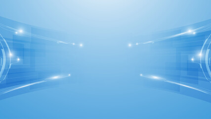 abstract blue tech futuristic frame template copyspace design background eps 10 vector
