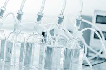 Laboratory facility for the production of an experimental vaccine against coronavirus