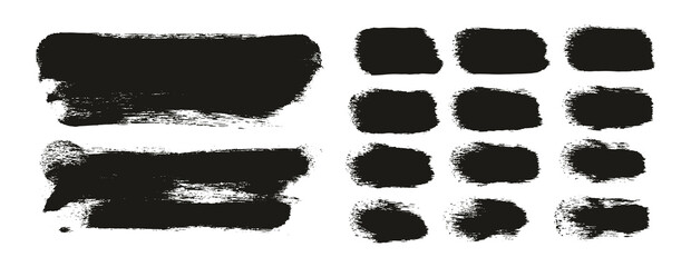 Round Sponge Thick Artist Brush Long Background & Straight Lines Mix High Detail Abstract Vector Background Mix Set 