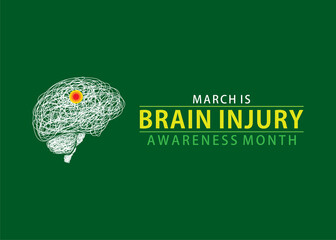 national brain injury awareness month design