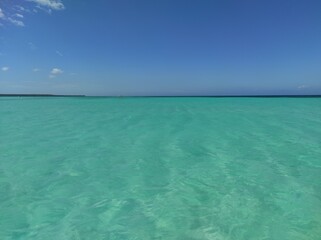 Fototapeta na wymiar Mar Caribe. Punta Cana. Isla Saona