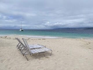 Playa en el Mar Caribe. Punta Cana. Isla Saona