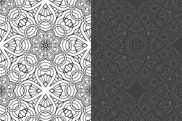 Mandala Ornament Pattern. Vintage decorative elements