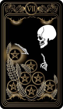 Seven Of Pentacles" Images – Browse 18 Stock Photos, Vectors, and Video |  Adobe Stock