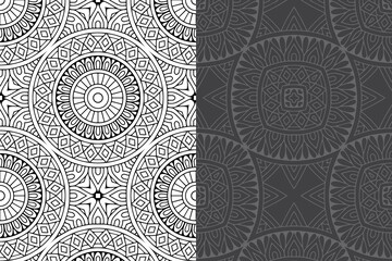 Mandala Ornament Pattern. Vintage decorative elements