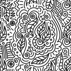 Natural seamless pattern. Vector illustration.