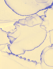 Wedding Card Design. Pink Pastel Fluid Water.