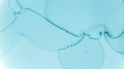 Green Pastel Flow Design. Blue Sea Gradient