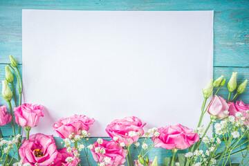 Festive floral background