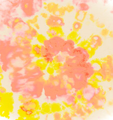 Obraz na płótnie Canvas Swirl Grunge Roll. Batik Texture. Color Paint.
