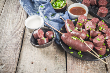 Korean blood sausage soondae