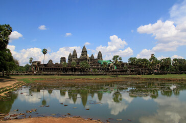 Fototapeta na wymiar The temple of Angkor Wat, Cambodia 
