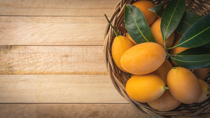 maprang fruit , marian plum, or plum mango,Name: Bouea macrophylla Griff