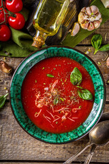 Summer tomato soup