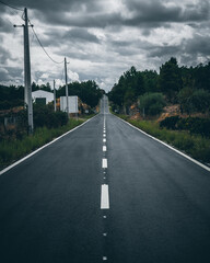 road in the countryside