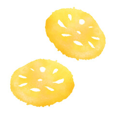 れんこんの天ぷら