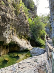 Obraz premium Beautiful canyon between mountains in Cazorla, Spain